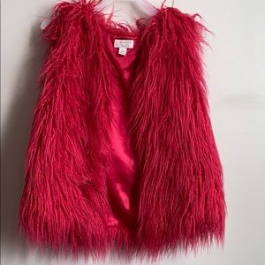 Faux fur vest